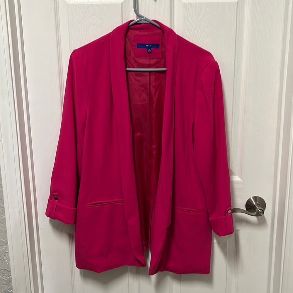 Double Breasted Lapel Blazer